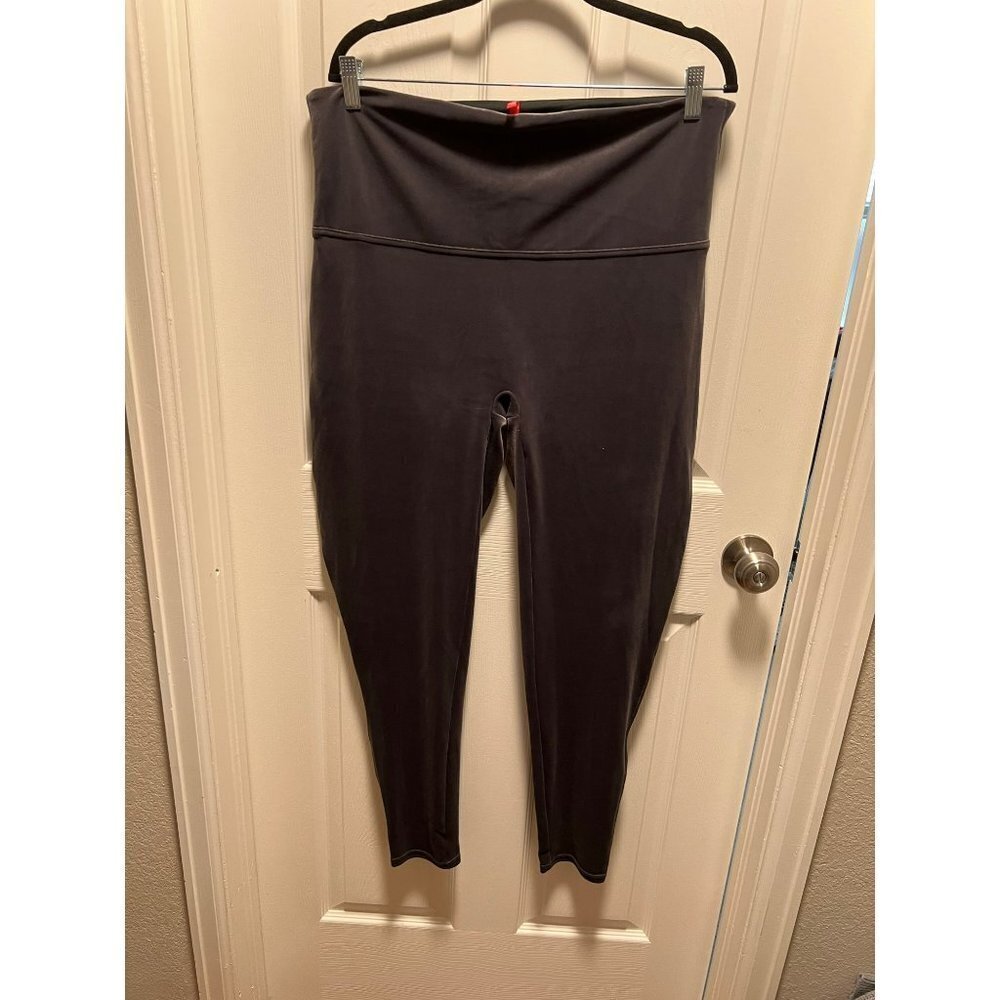 Spanx | Velvet‎ Leggings Silver Gray Sz 3x #2070P